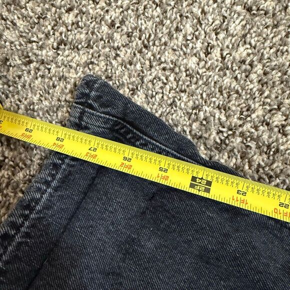 Agolde 90s Jeans Black Distressed High Waisted Straight 26” - Picture 8 of 8